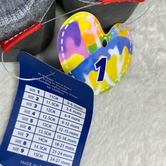 Light Gray Fleece Baby‎ Booties - Size 1 (0-6 Months)! - Picture 7 of 7